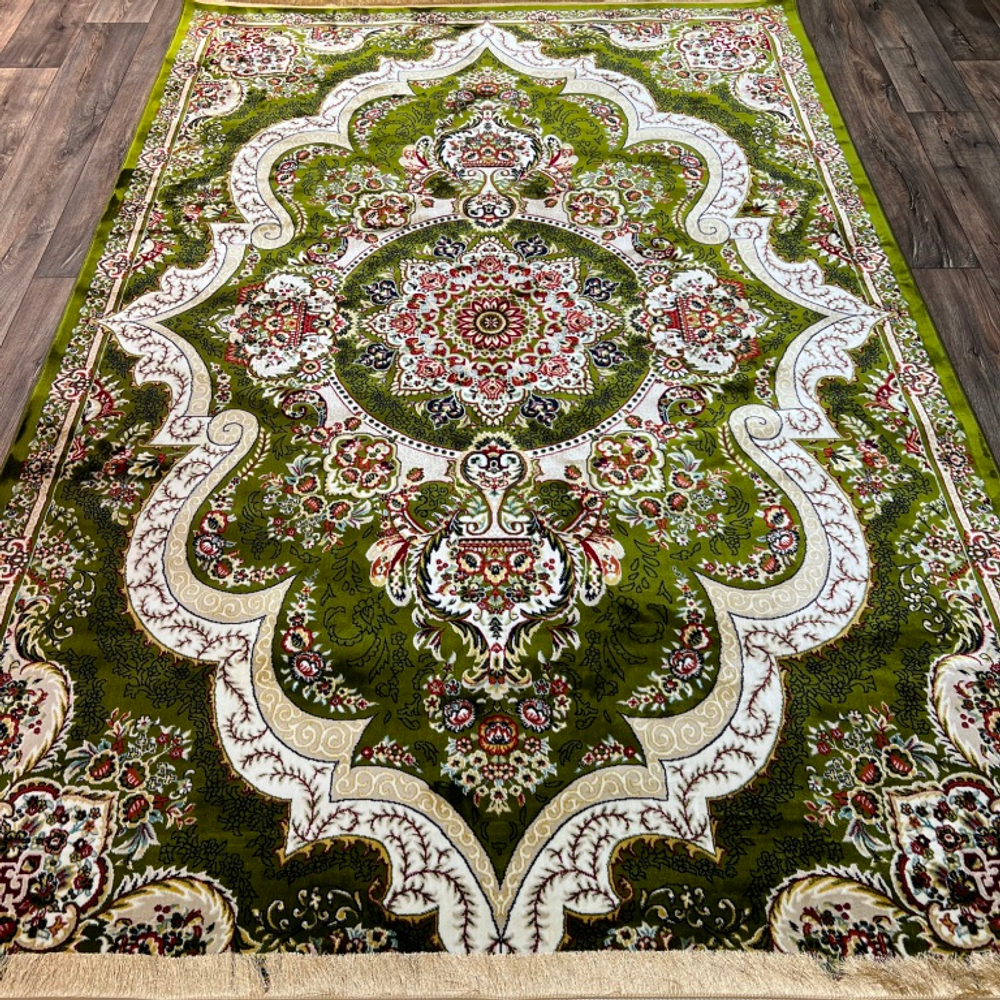 Турецкий ковер AMANA 5408A GREEN-GREEN