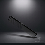 Расчёска карбоновая комбинированная Keratin Tools