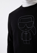Свитшот LAGERFELD 705089 черный мульти