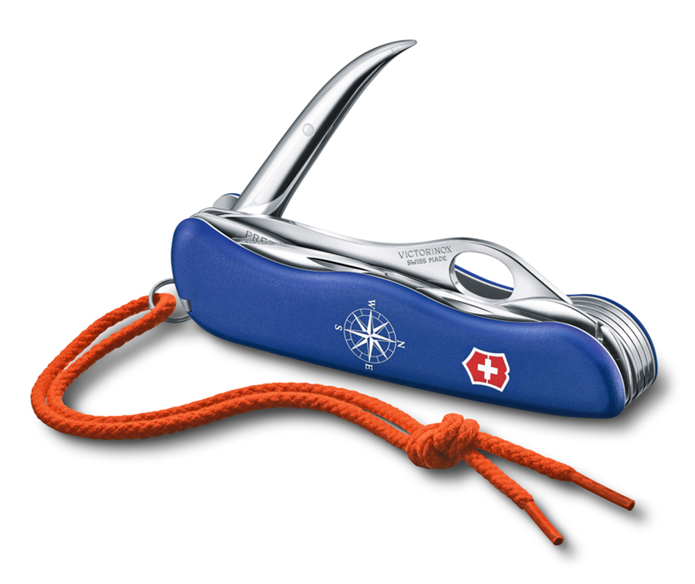 Нож Victorinox Skipper Pro, 111 мм, 12 функций, синий