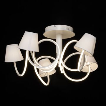 Светодиодная люстра на штанге 48W 4000К 480012505 белый Аэлита 8 MW-Light