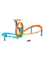 Трек Хот виллс Колесо Кривошип Краш с пусковой установкой JBX65 | Hot Wheels Rapid Launch & Loop | игровой трек  4+