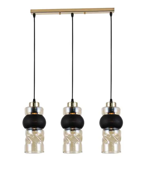 Светильник подвесной Rilon 06827/3L GOLD, 3×40 Вт, золотой