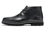Timberland Port Union Casual Leather Shoes Men"s Mid top Black