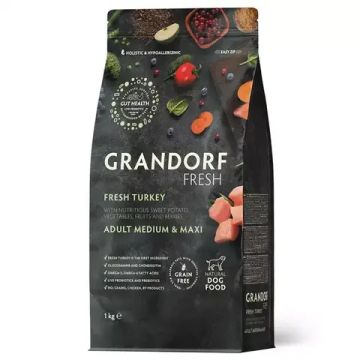 Grandorf Fresh Сухой корм для взрослых собак средних и крупных пород с индейкой и бататом