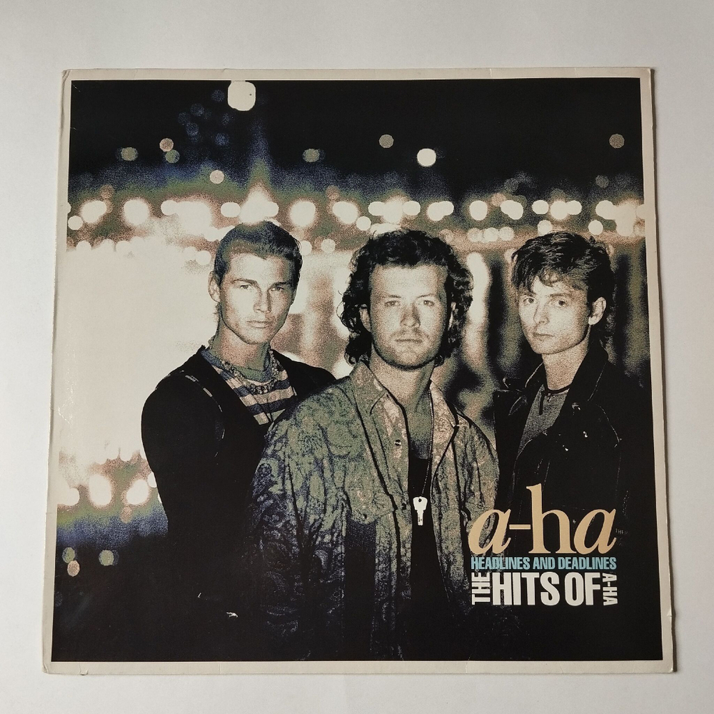 Винтажная виниловая пластинка LP Headlines And Deadlines The Hits Of A Ha (Germany 1991)