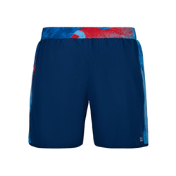 Мужские теннисные шорты BIDI BADU Adnan 7in Tech Shorts Men - Dark Blue, Light Blue