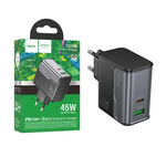 Сетевое зар. устр. Hoco CS74A 1USB/1C 20W QC3.0 черное