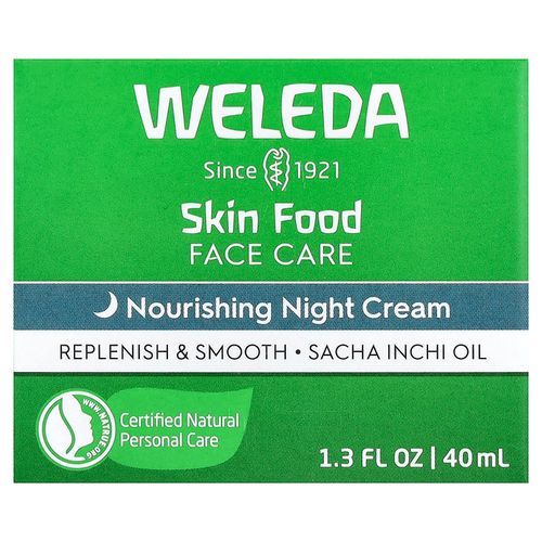 Weleda, Skin Food, уход за лицом, питательный ночной крем, 40 мл (1,3 жидк. унц.)