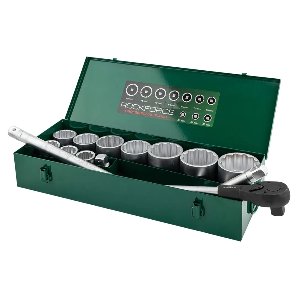Набор инструментов 15пр. 1''(12гр.) RockFORCE RF-8151-9