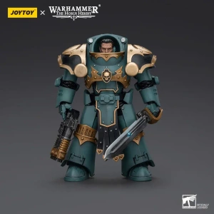Фигурка JOYTOY Sons Of Horus Tartaros Terminator Squad Sergeant With Volkite Charger And Power Swor