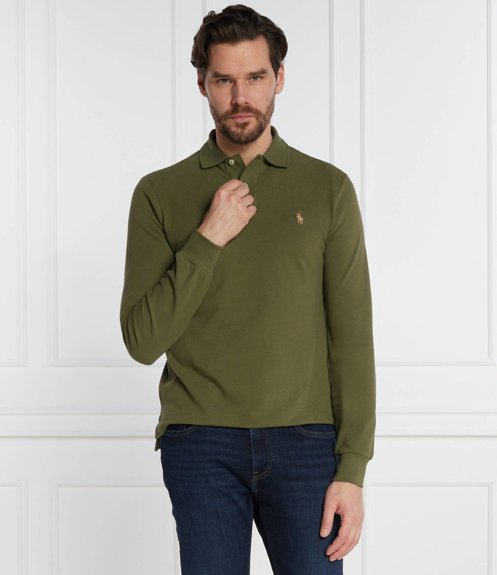 Поло POLO RALPH LAUREN - оливковый(710681126)