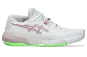 Женские Кроссовки теннисные Asics Gel-Resolution X Clay - white/morganite