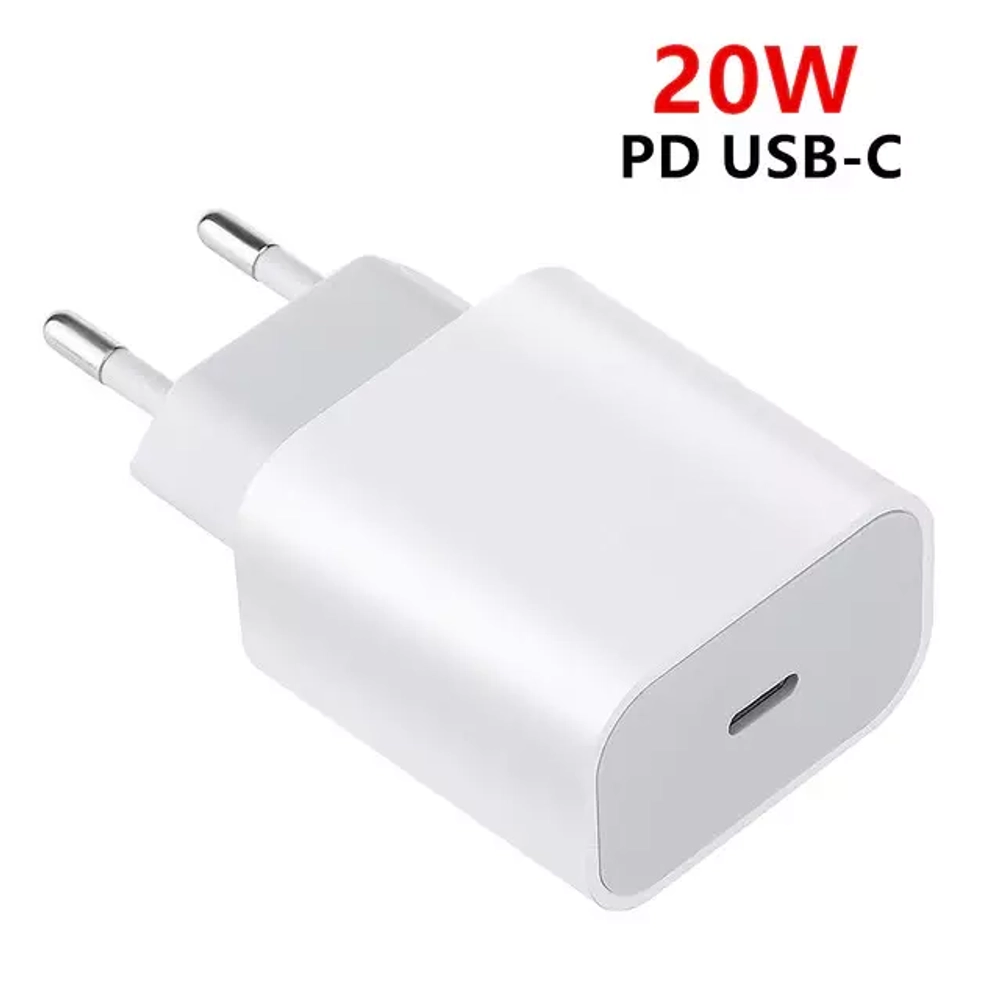 Сетевая зарядка с поддержкой быстрой зарядки PD 4А 20Вт USB-C