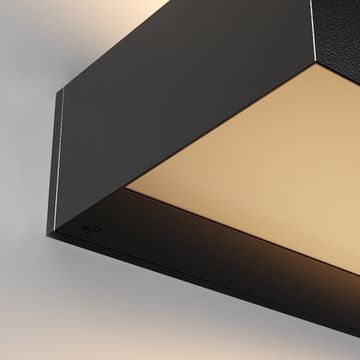 Уличный настенный светодиодный светильник 20W 3000К O428WL-L20GF3K графит Lot Maytoni
