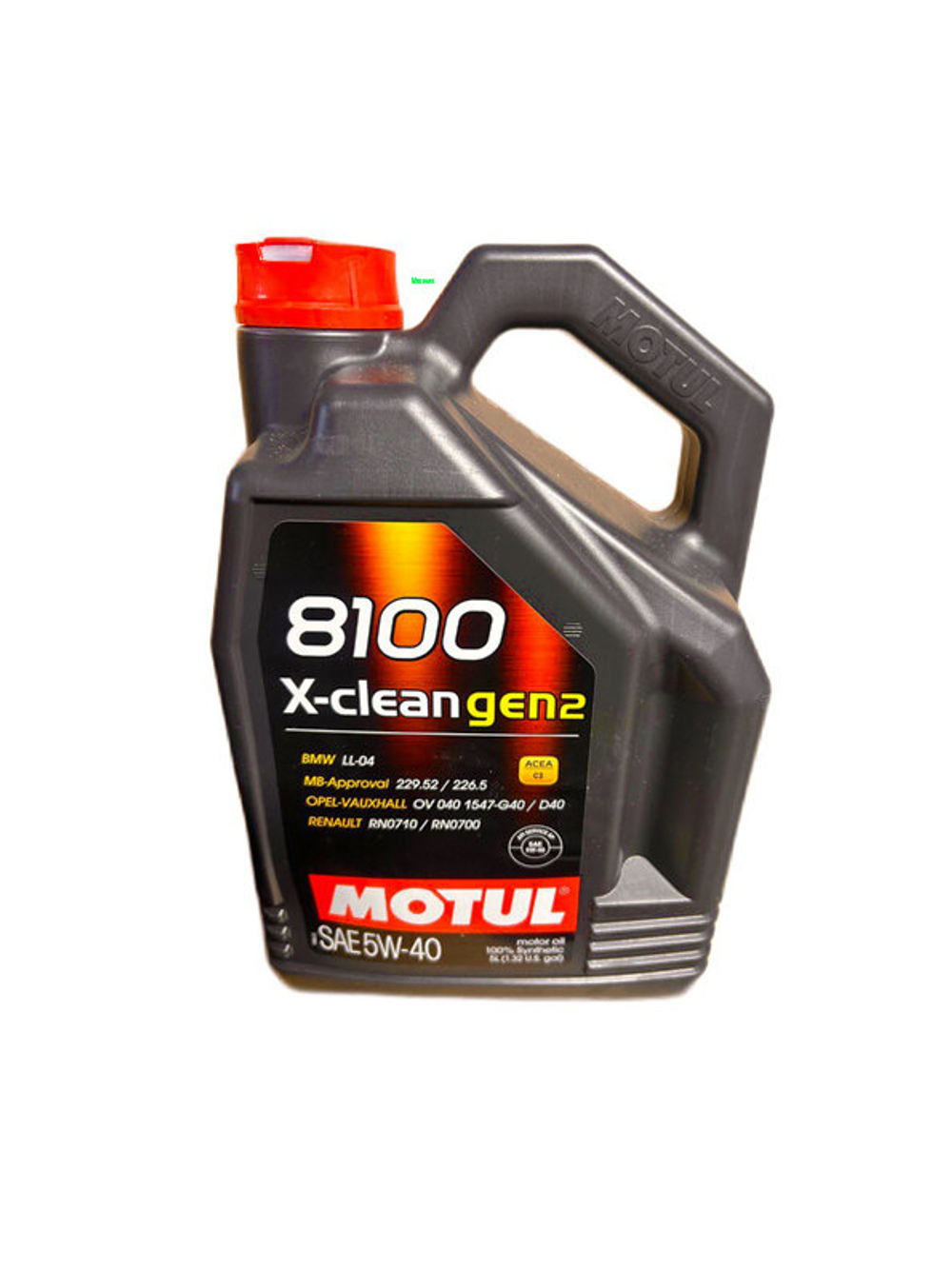 Масло моторное Motul 8100 X-CLEAN GEN2 5W-40 синтетическое 5 л 113222