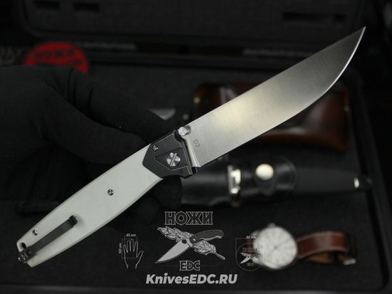 Складной нож STEELCLAW Baл-01W-Карп 2 поколение c клинком из стали D2, рукоять G10