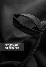 Rebel Barber Noble Black Compact Edition - Пеньюар с неопреновым воротником