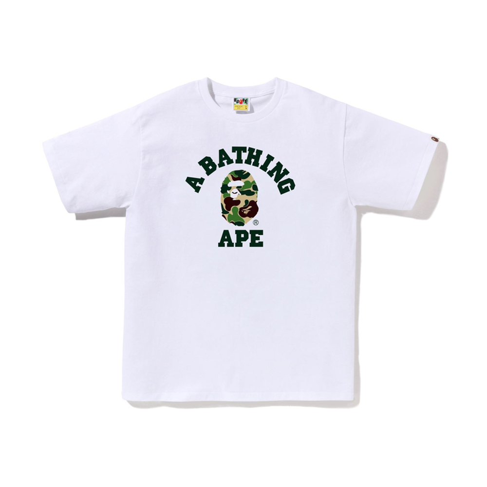 A Bathing Ape Bathing Ape Abc Camo College Футболка зеленый