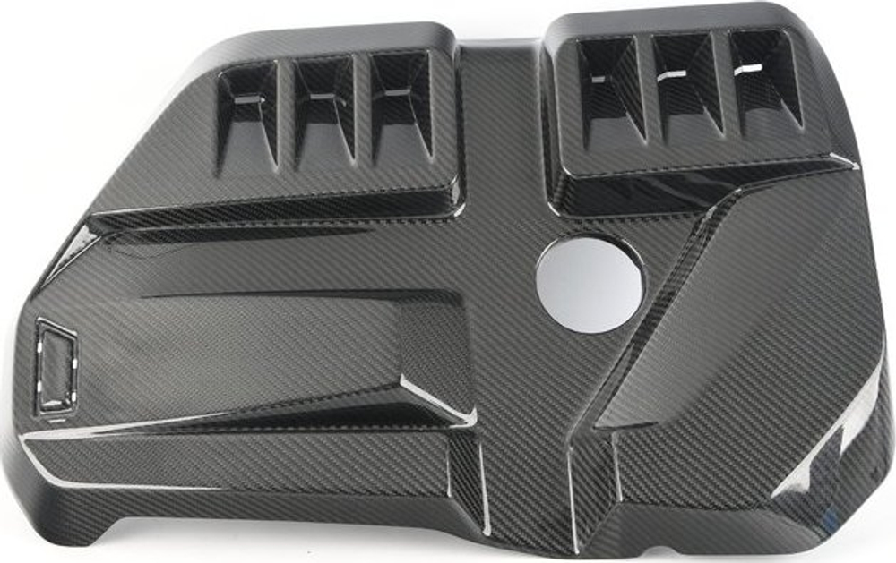 Карбоновые крышки двигателя Turner Motorsport BMW M2/M3/M4 G8x Gloss Carbon Fiber Engine And ECU Cover