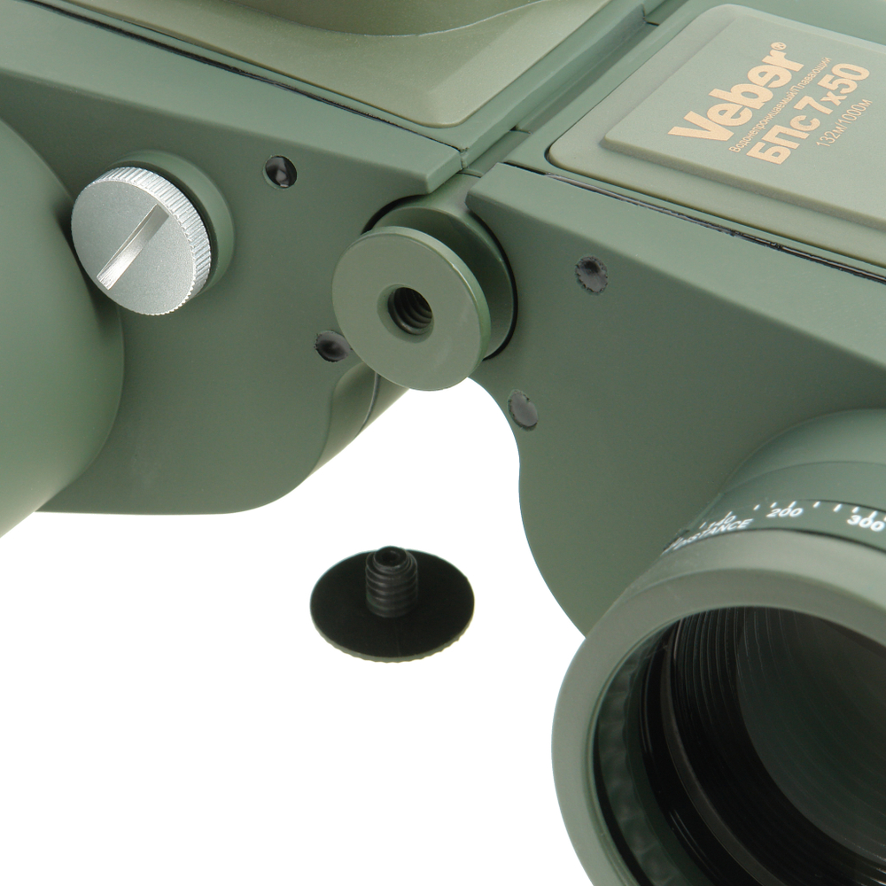 Бинокль Veber Waterproof 7x50 БПс плавающий с компасом