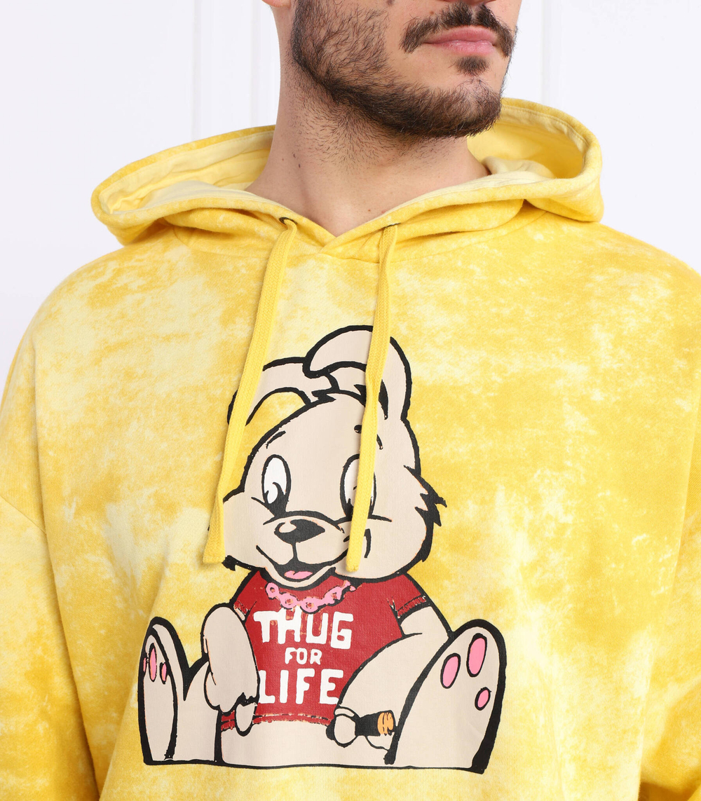 Худи guess x brandalised leon washed bunny GUESS - желтый(M3RQ60 KBCE0)