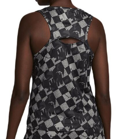 Женский топ теннисный Nike Court Dri-Fit Fall Victory Tank - black/white