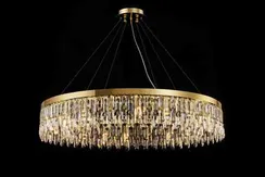 Люстра подвесная NewRgy F6-ф1200*H220(2000) H GOLD / ЗОЛОТО, 20×40 Вт, золотая