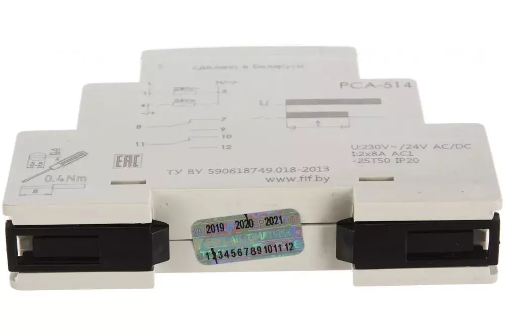 Реле времени PCA-514 2х8А 230В 2 перекл. IP20 задержка выключ.
