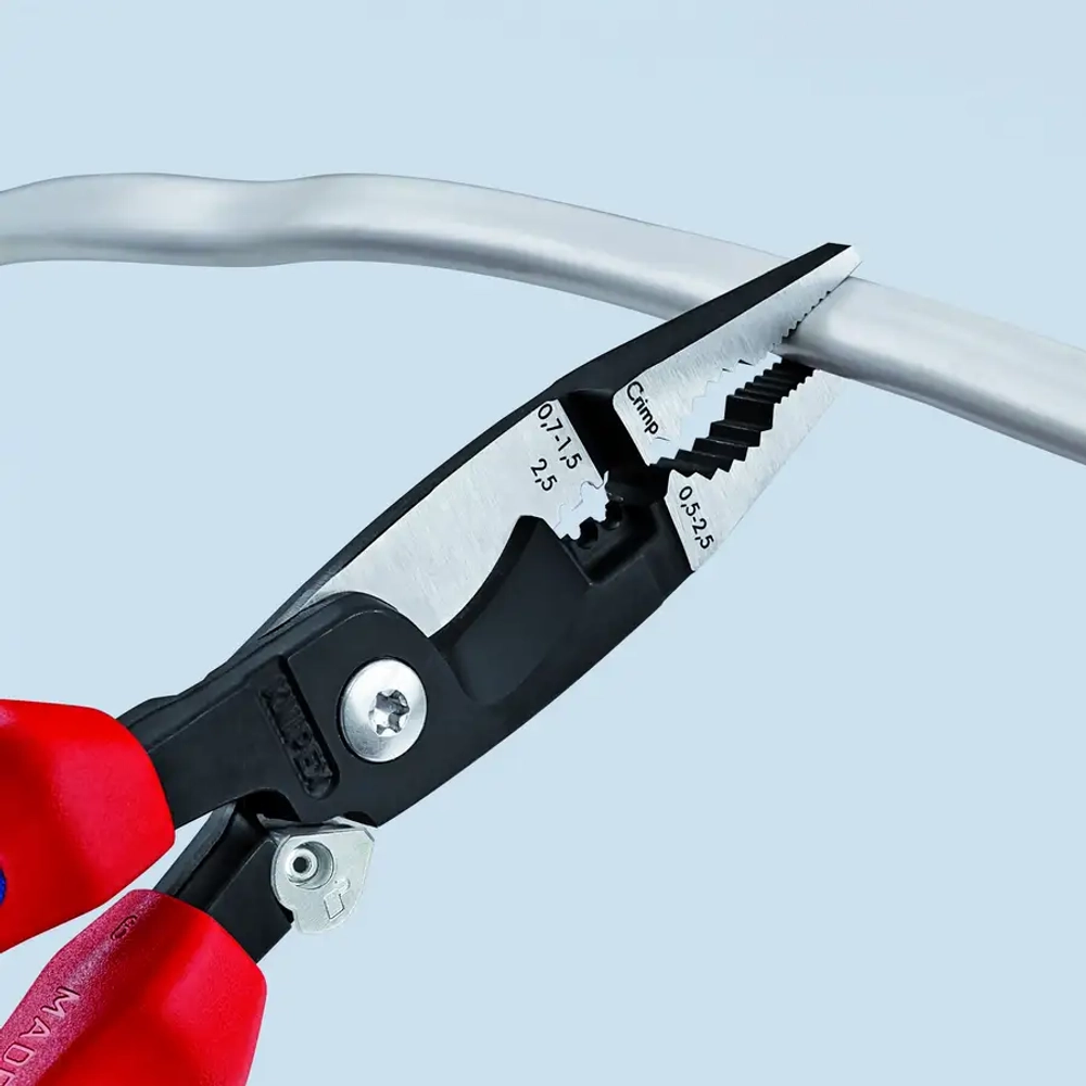 Электромонтажные клещи черненые 200 мм Knipex 13 92 200