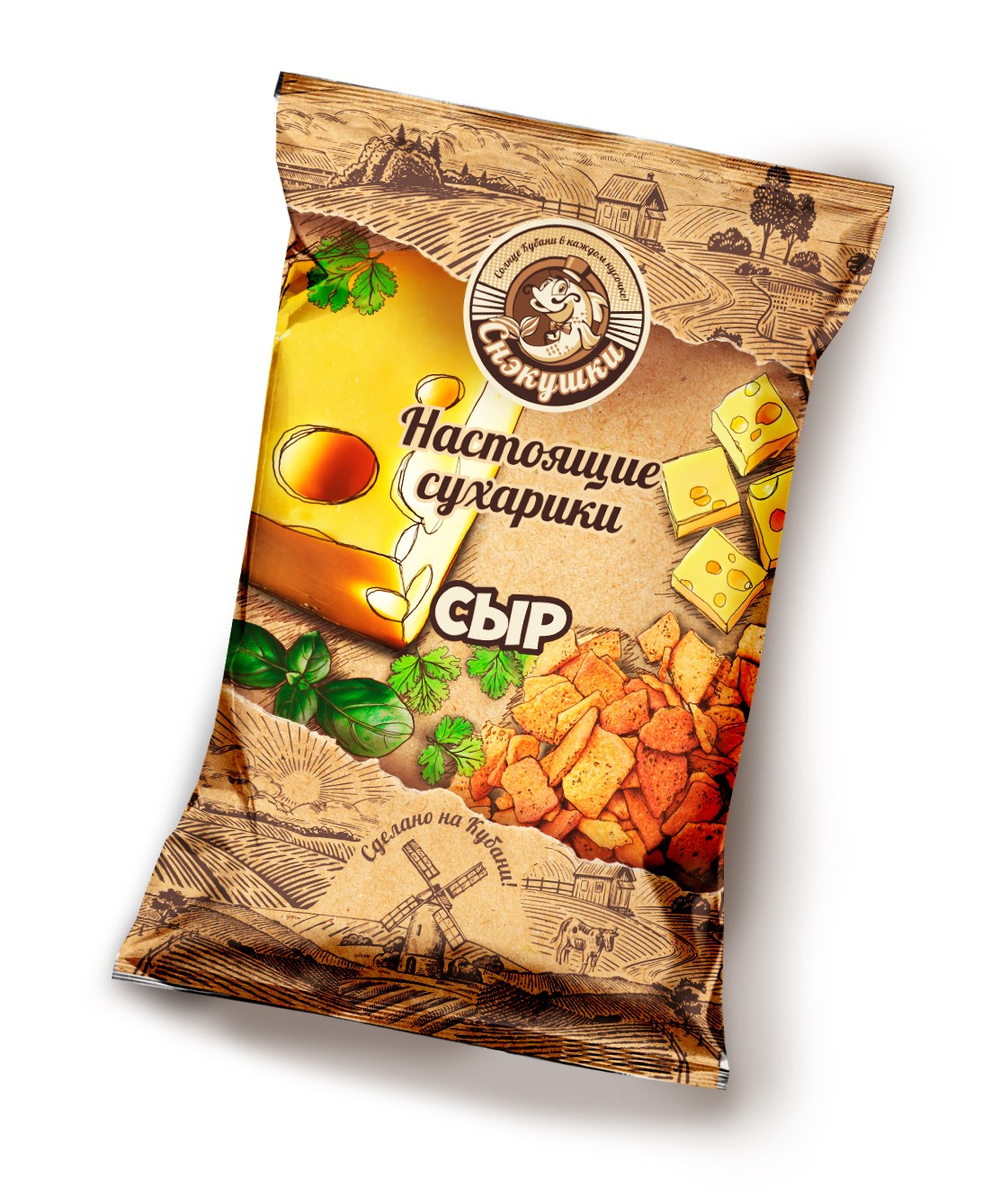 Сухари пшен. СНЭКУШКИ Сыр 80г(16шт)