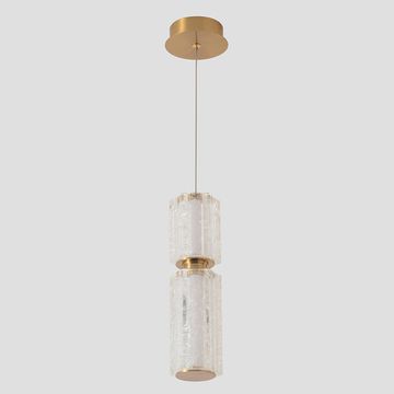 Подвесной светильник LED 23W 3000К Antique SP23W LED Brass латунь Crystal Lux