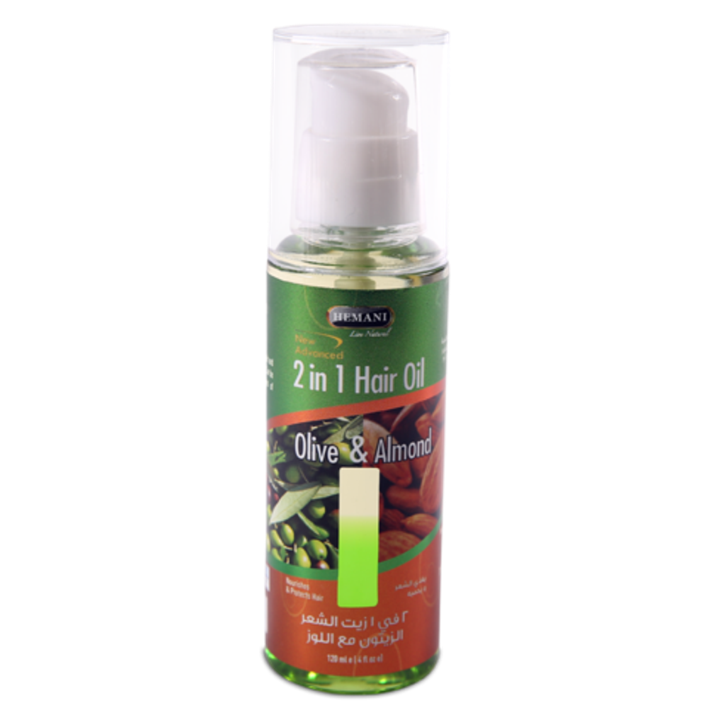 Масло для волос Hemani Fleur's Simply Herbal Hair Oil Олива, лимон, миндаль 200 мл