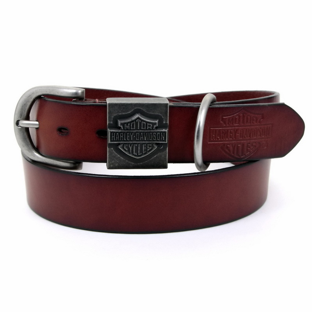 Ремень Harley Davidson №3 рыжий