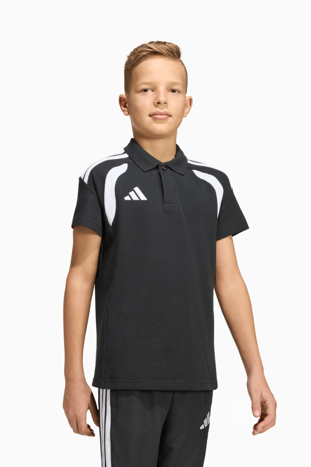 Футболка adidas Tiro 26 League Polo Junior - черный