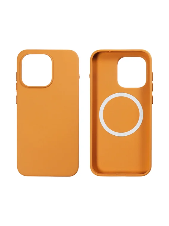 Чехол для OnePlus 15T с MagSafe Оранжевый (Orange) с текстурой песчаника