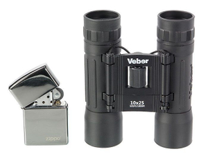 Бинокль Veber Sport 10x25 черный