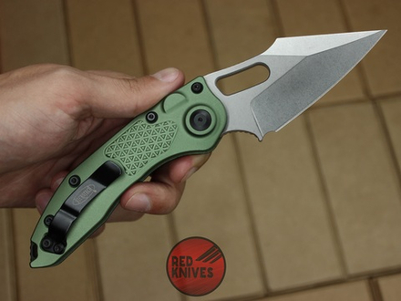 Нож Microtech Stitch Green A+++ 169-1OD