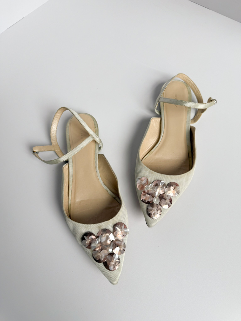 Текстильные туфли Delpozo, 39