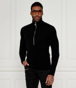 Кашемировый гольф Balmain - черный(DH0KF024 KH24)
