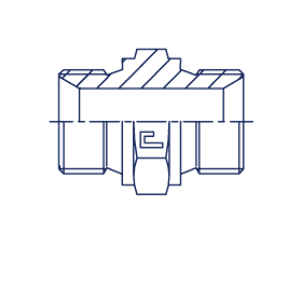 Соединение P BSP 1/8 - BSP 1/2