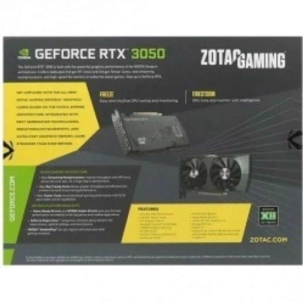 Видеокарта Zotac RTX3050 ECO 8GB (ZT-A30500K-10M)