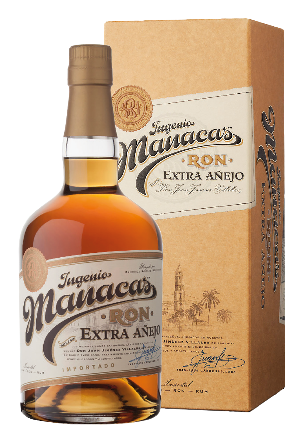 Ром Ingenio Manacas Extra Añejo, 0.7 л, в п/к
