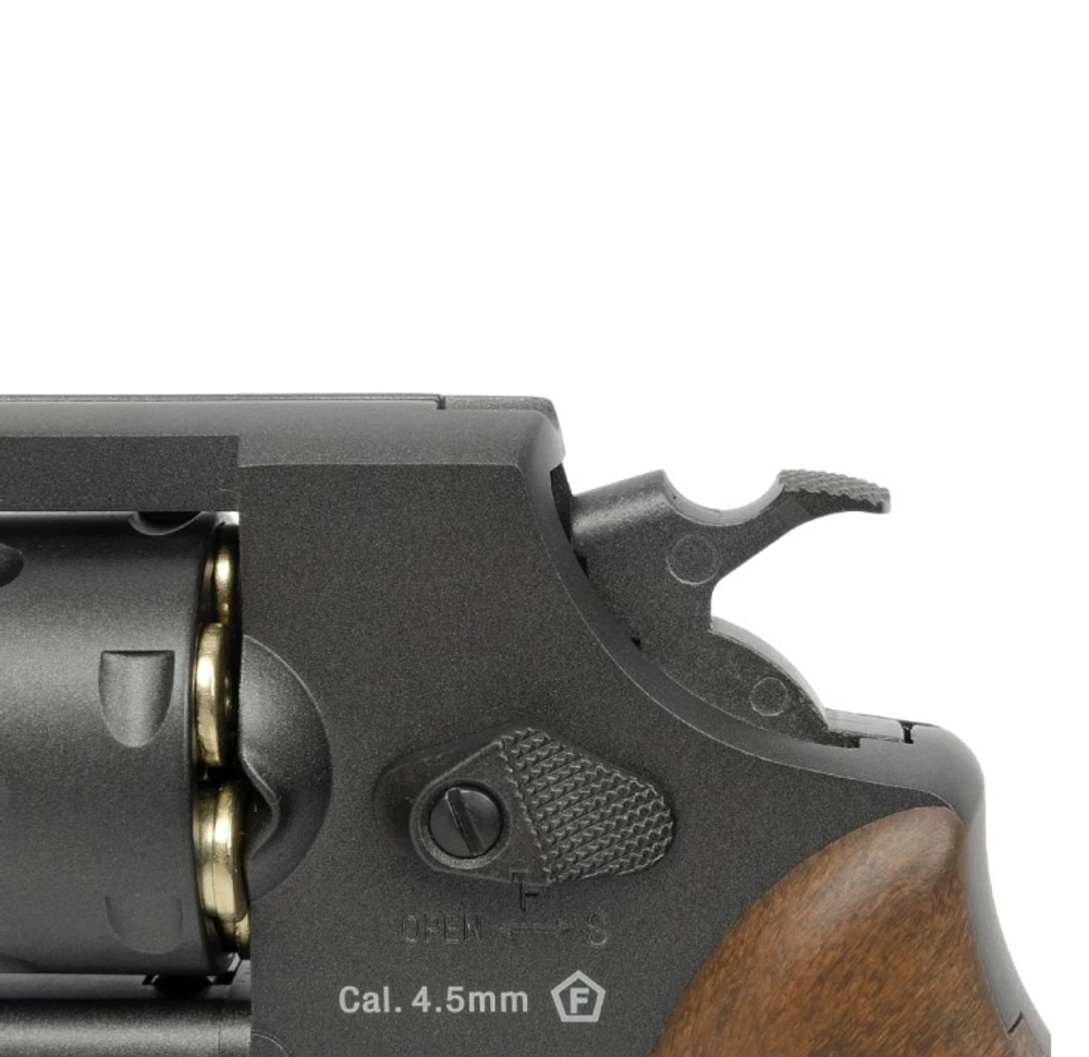 Револьвер пневматический Borner 733 Black кал. 4.5 мм, 3Дж