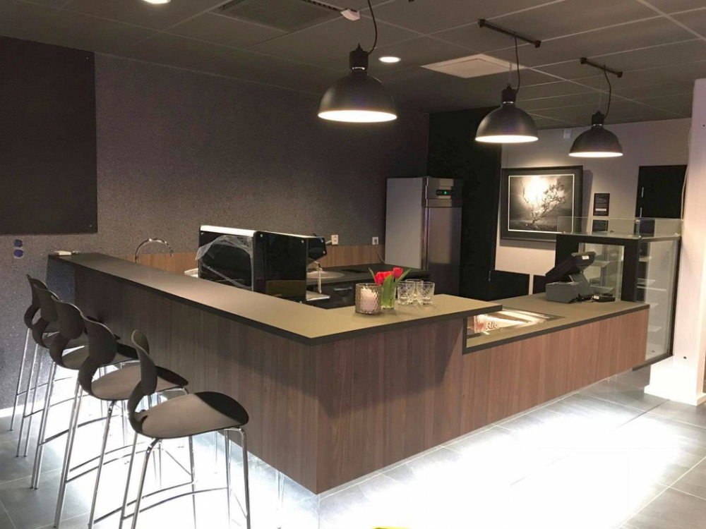 Стул пластиковый барный Papatya Yugo-S Bar, черный