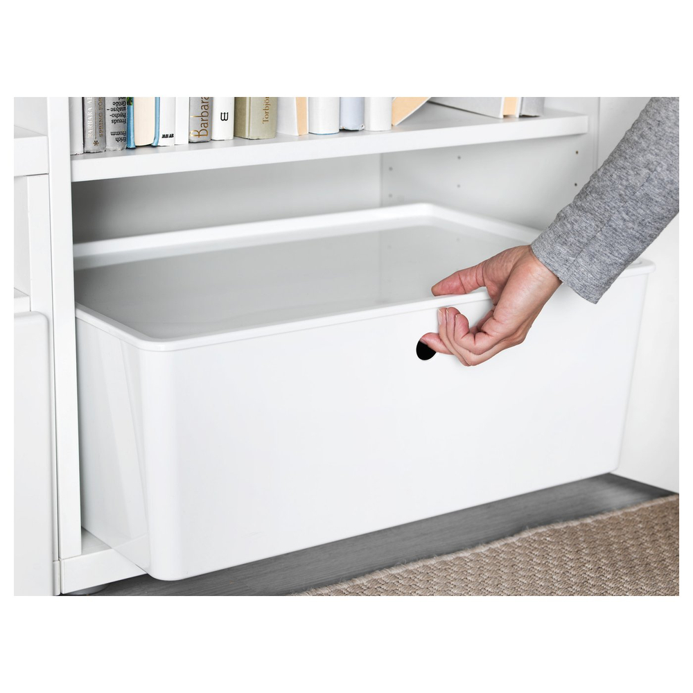 IKEA KUGGIS  (ИКЕА КУГГИС)  -  Крышка - белый 37х54 см