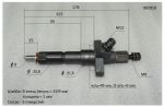 Форсунка (L=170 мм)TDL 16-36 4L (KDPF75SO1/KDPF75S01525) /Injector