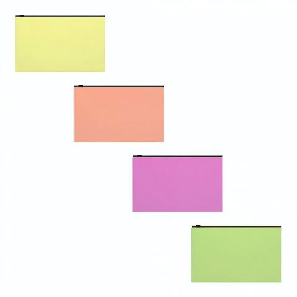 Zip-пакет пластиковый Fizzy Neon, Card Size, Яркая расцветка (ErichKrause)