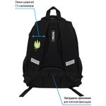 Рюкзак Berlingo Boom Monsters 38,5х29х12см, 510 гр., 2отд. 3карм, с эргономичной спинкой