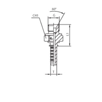 Фитинг DN 38 BSP (Ш) 2